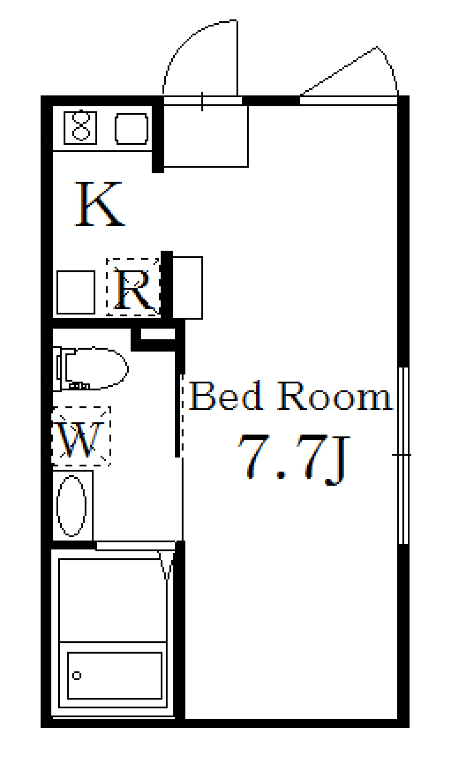 RITZ MINOWA　502号室の間取り図