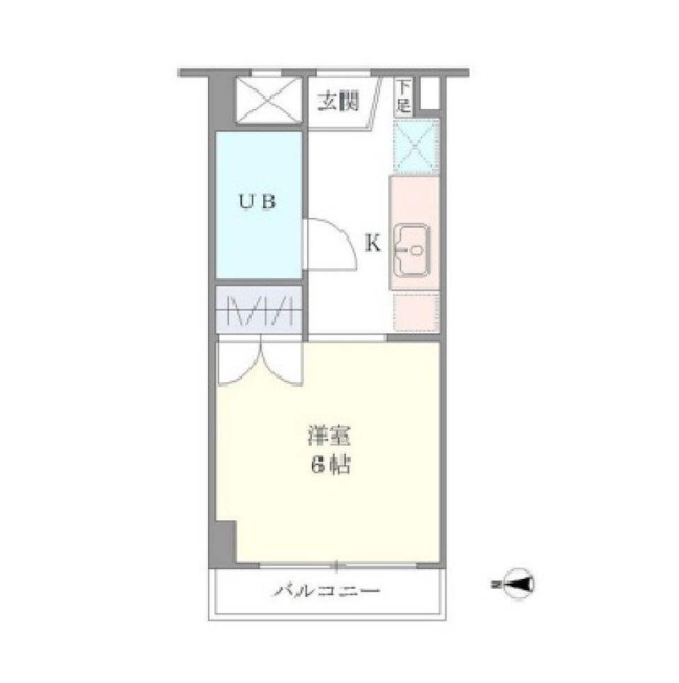 ベルメゾン三田　303号室の間取り図