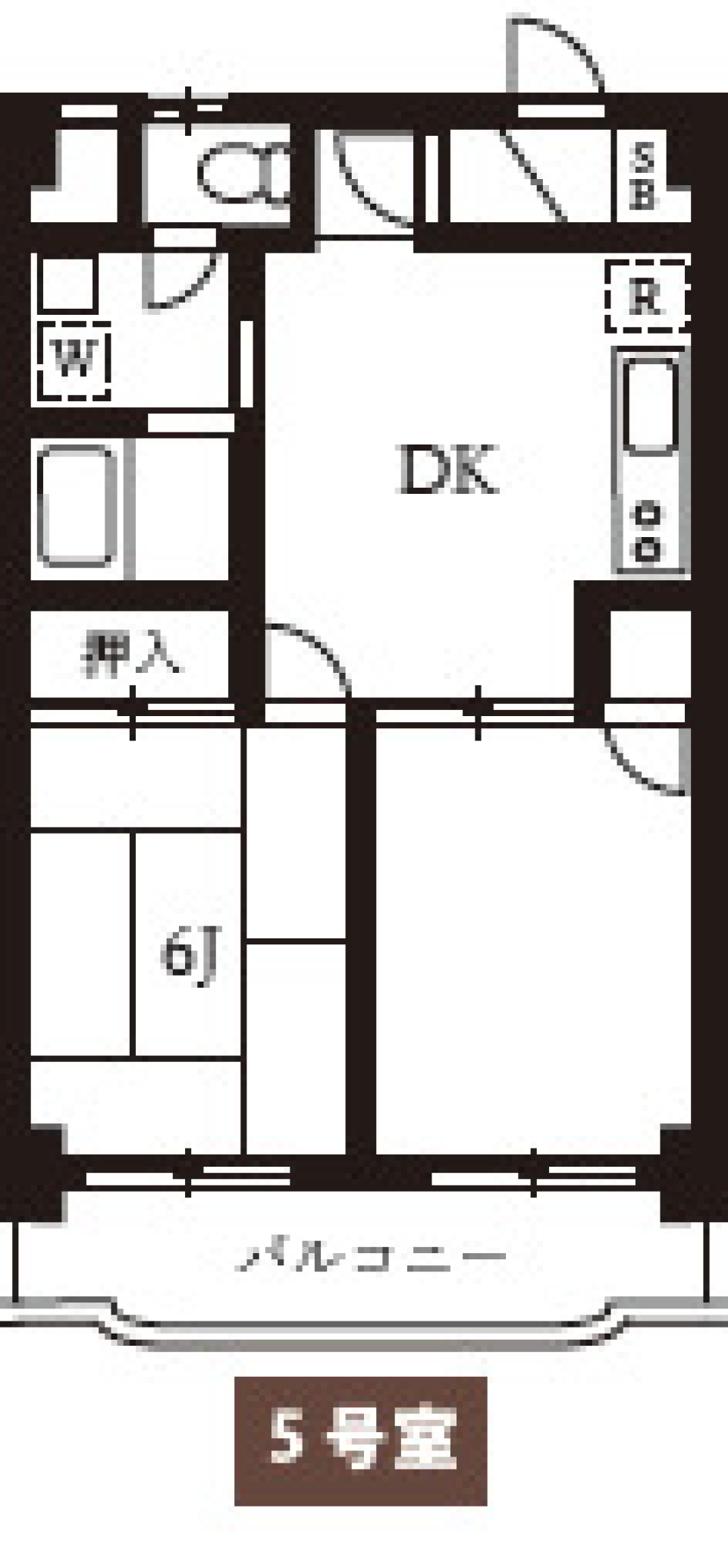 足立区の和洋折衷レジデンスの間取り図