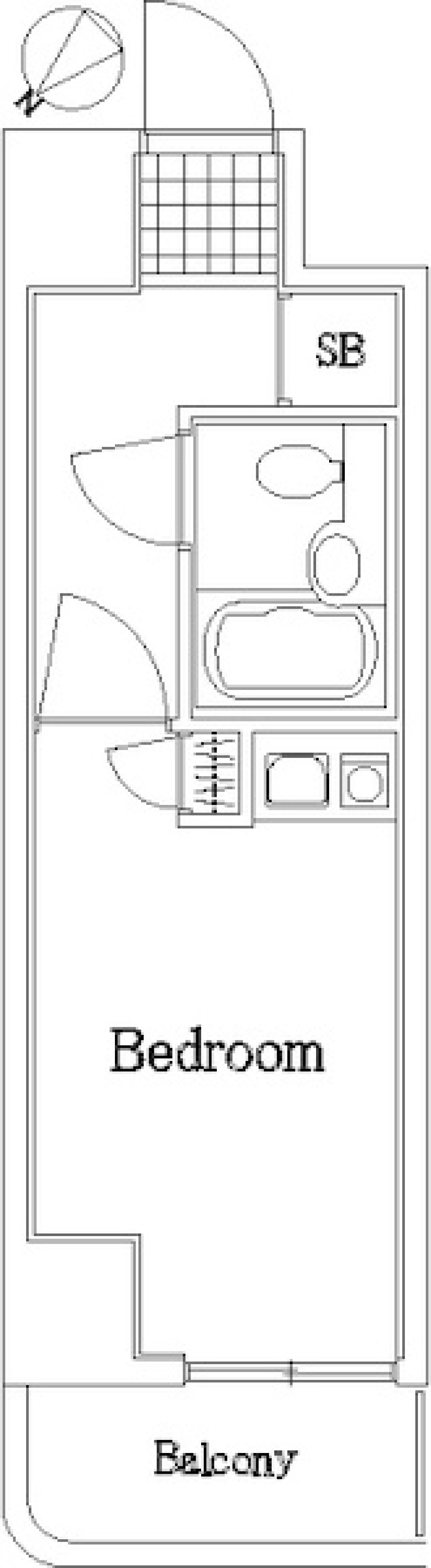 コンパクトが落ち着くの間取り図