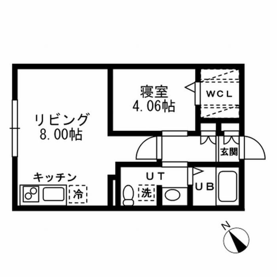 ちょいクセがあるお部屋がトウキョウらしいの間取り図