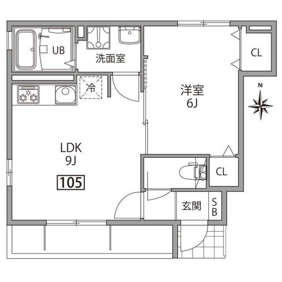 調布でちょうどいい生活の間取り図