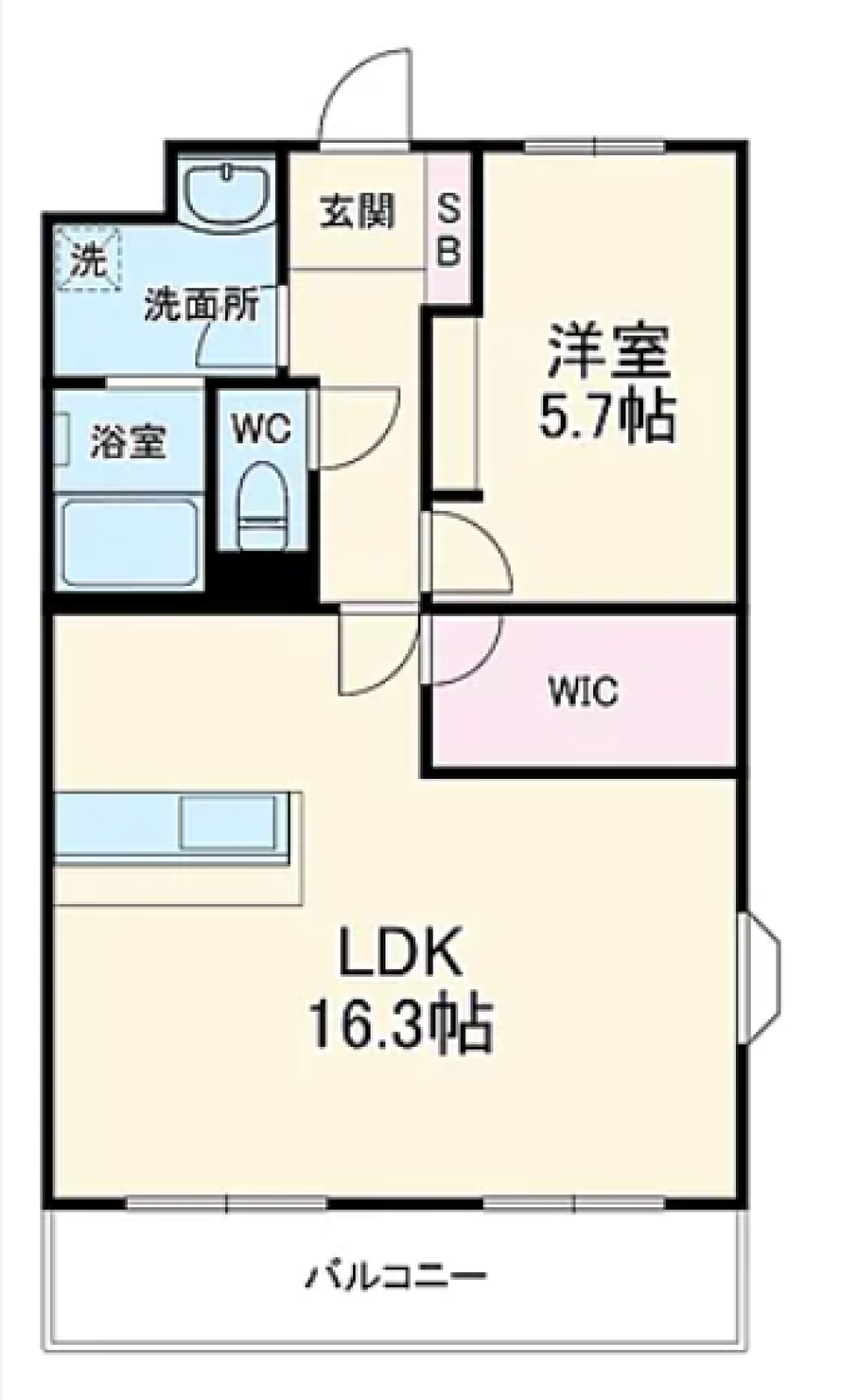 男前なカフェ風メンズルームの間取り図