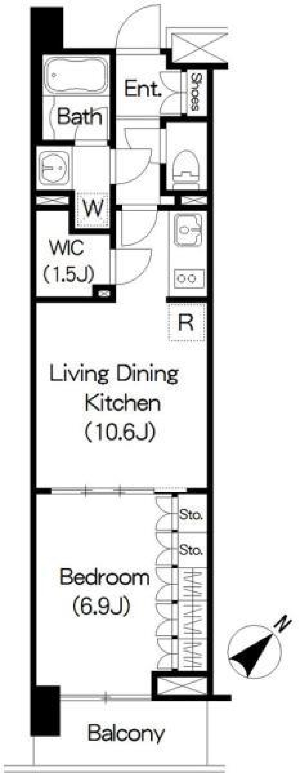 賢者が選ぶひとり暮らし向きの部屋の間取り図