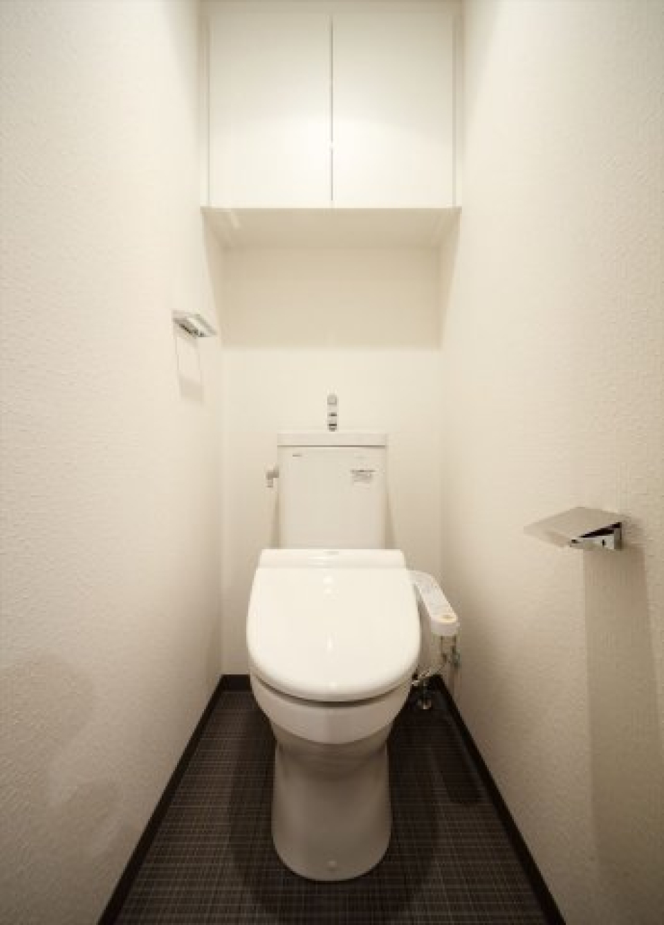 はい！注目！ただのトイレじゃないよ！棚あるよ！