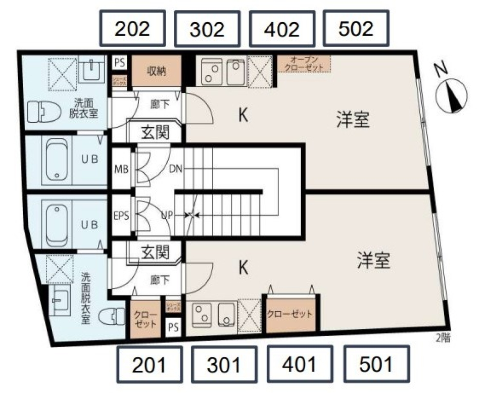 自分色に染め上げようの間取り図