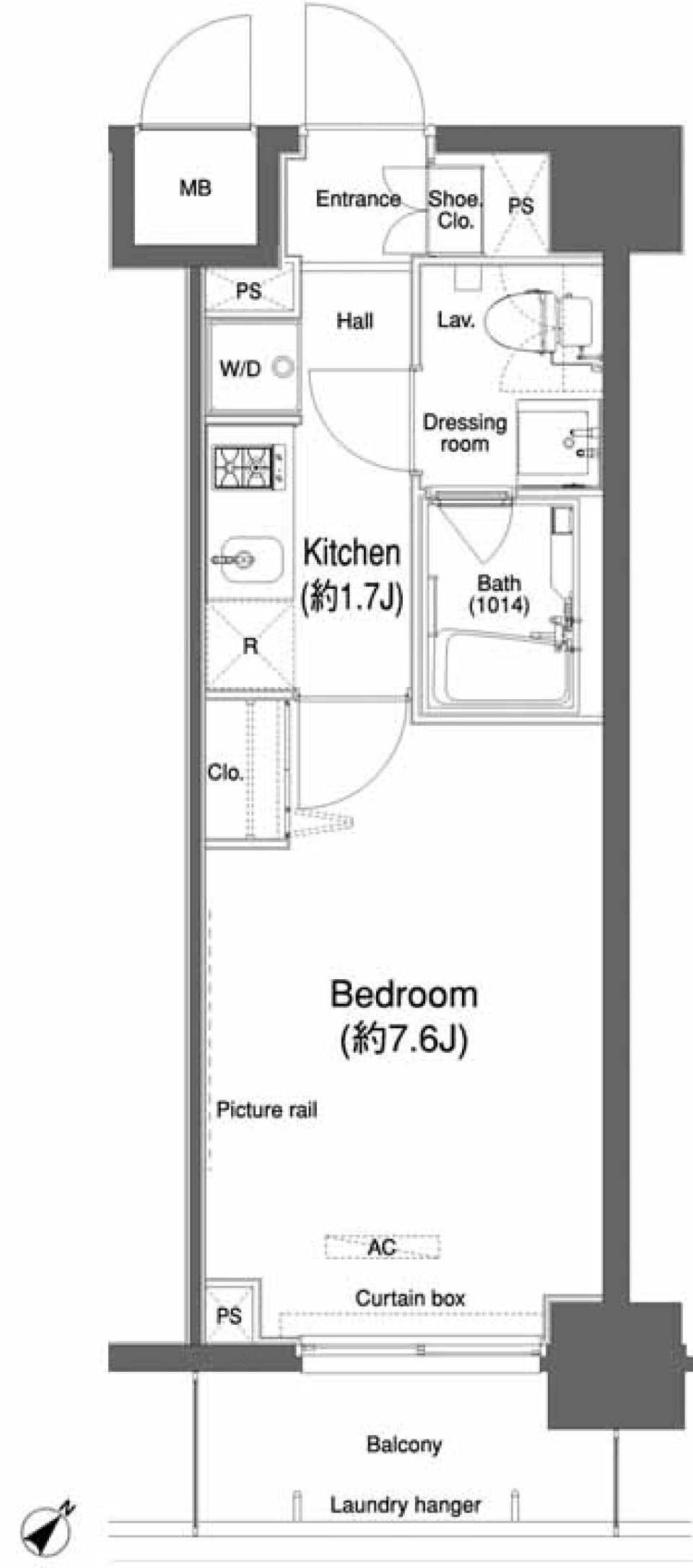 【ペット可】いつでもペットと一緒の間取り図