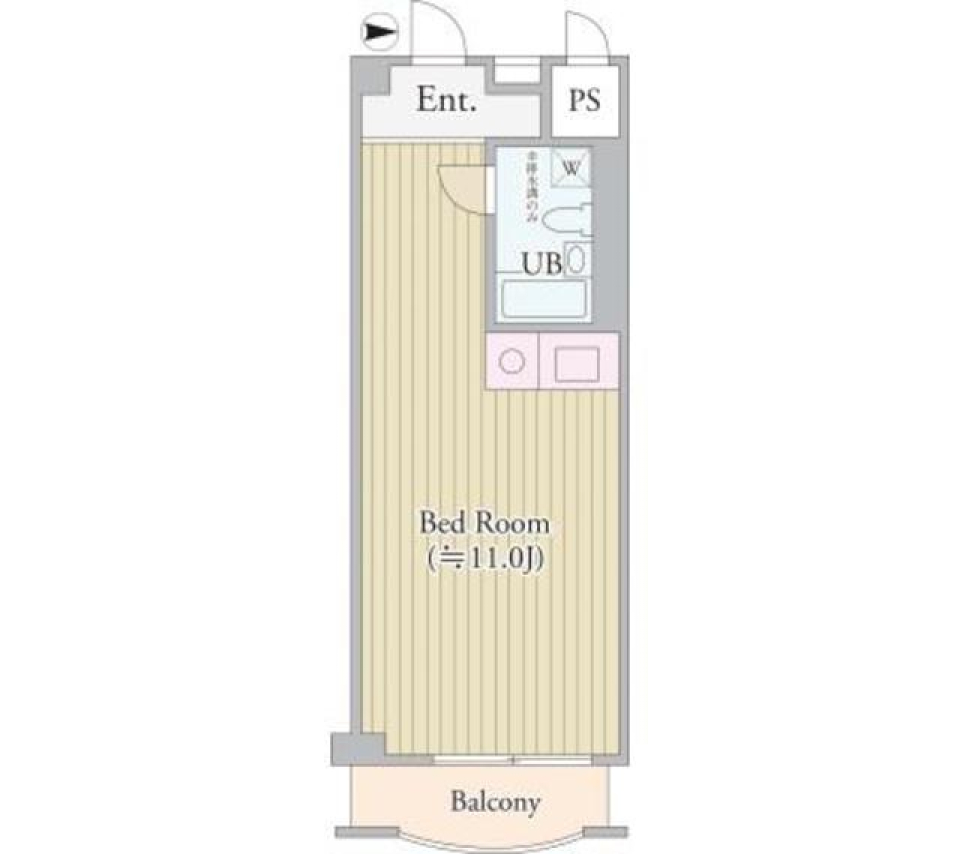 １Rだからって侮れないの間取り図