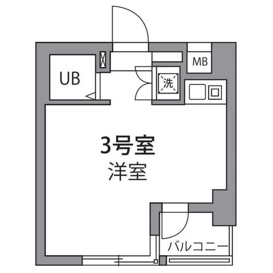 大人のための癒し空間の間取り図