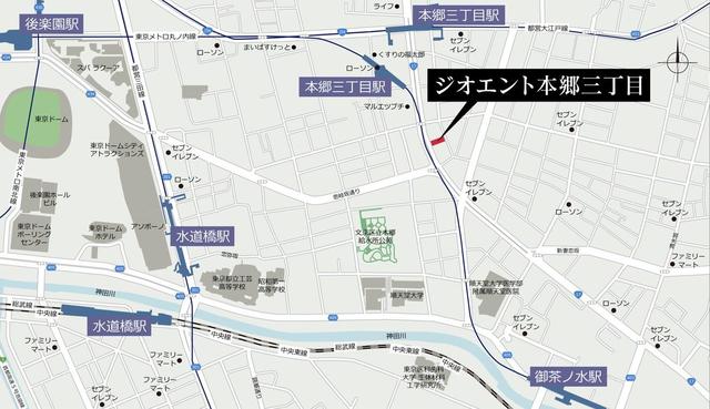 周辺地図。