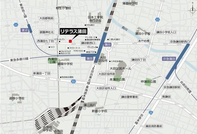 周辺地図。