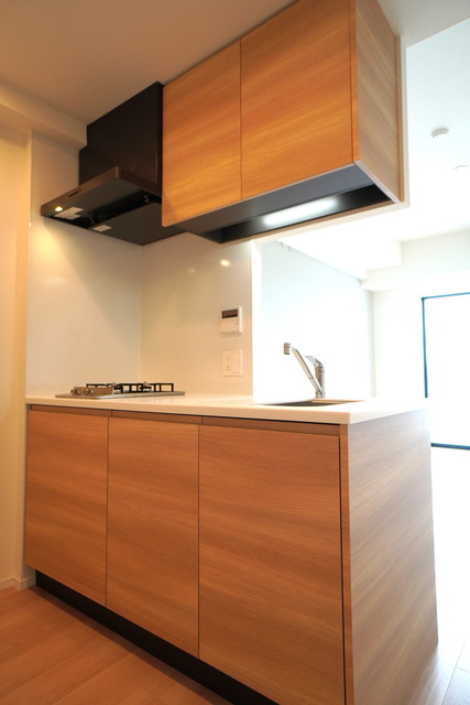 暖かみのあるキッチン。
※写真は同タイプ住戸です。
