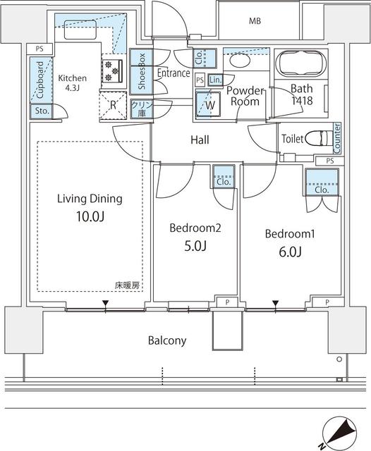 ２LDKの間取り