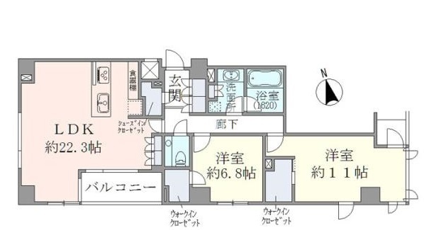 ２LDKの間取り