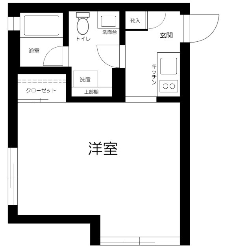 コンパクトシックに君と暮らすの間取り図