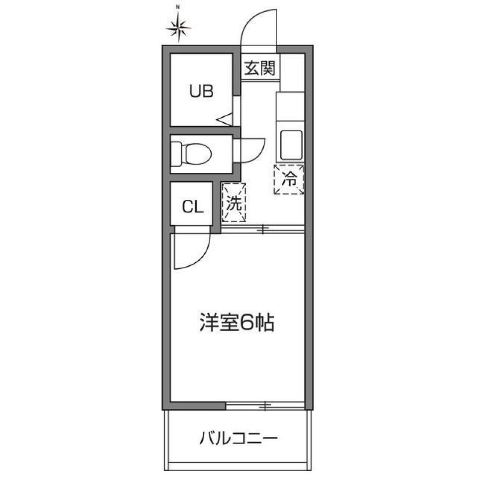 コスパ良い豊島区ライフの間取り図