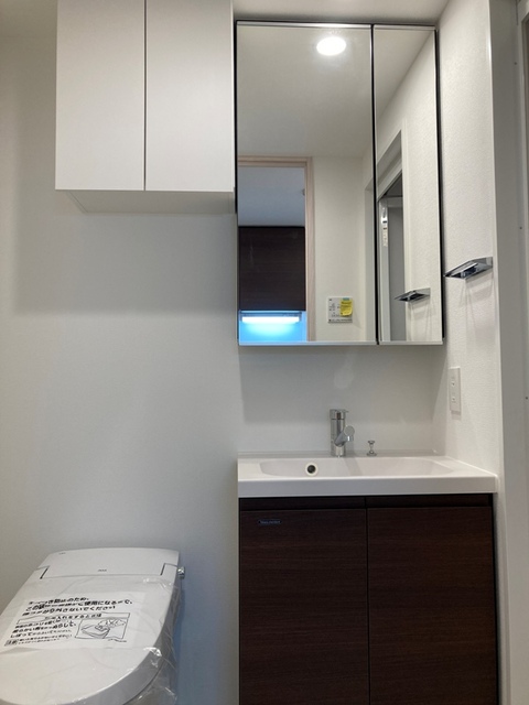 洗面台とトイレは一体型
※写真は同タイプ住戸です。