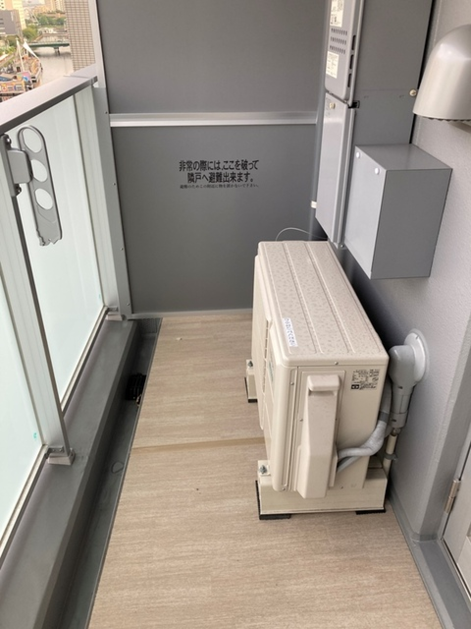 ベランダもあります※写真は同タイプ住戸です。
