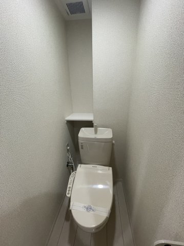 清潔感のあるトイレです。