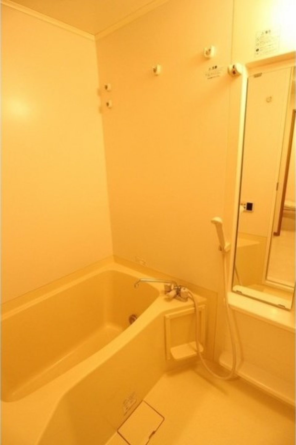 浴室乾燥機能付きのバスルーム