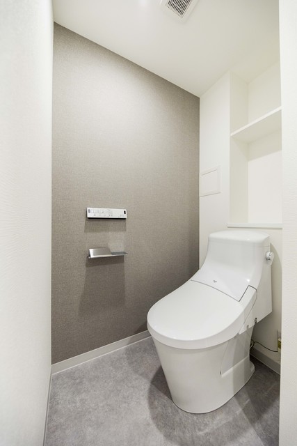 トイレの様子。※写真は同タイプ住戸です。