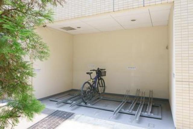 自転車も停められます