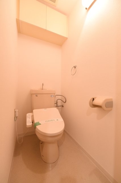 え、トイレの上にも収納棚！？助かります！