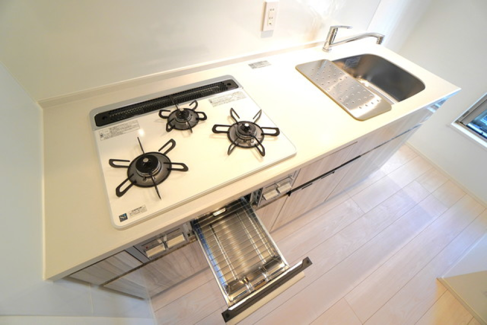 グリルがあるのが嬉しいですね！※写真は同タイプ住戸です。
