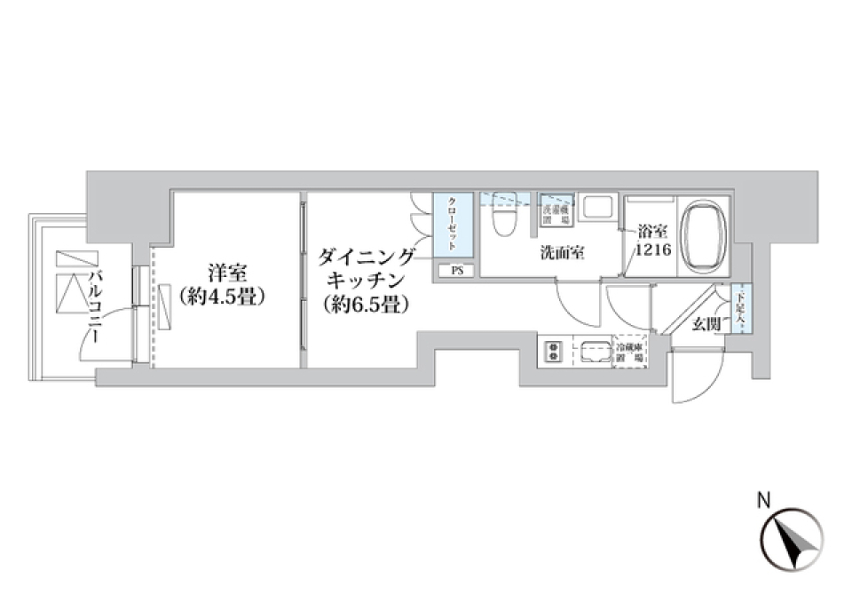 自分だけの世界：目黒区での魅力的な一人暮らしの間取り図