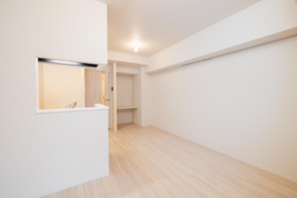 ８．７帖のリビングダイニング。※写真は同タイプ住戸です。
