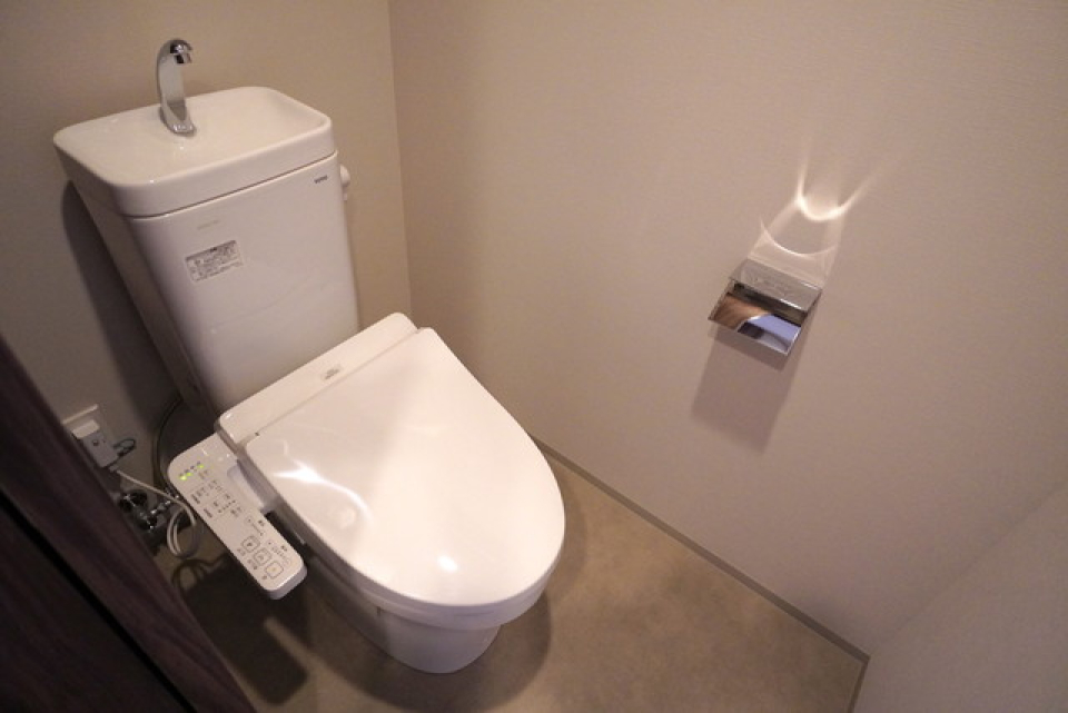 合理的なトイレだなぁ。※写真は同タイプ住戸です。