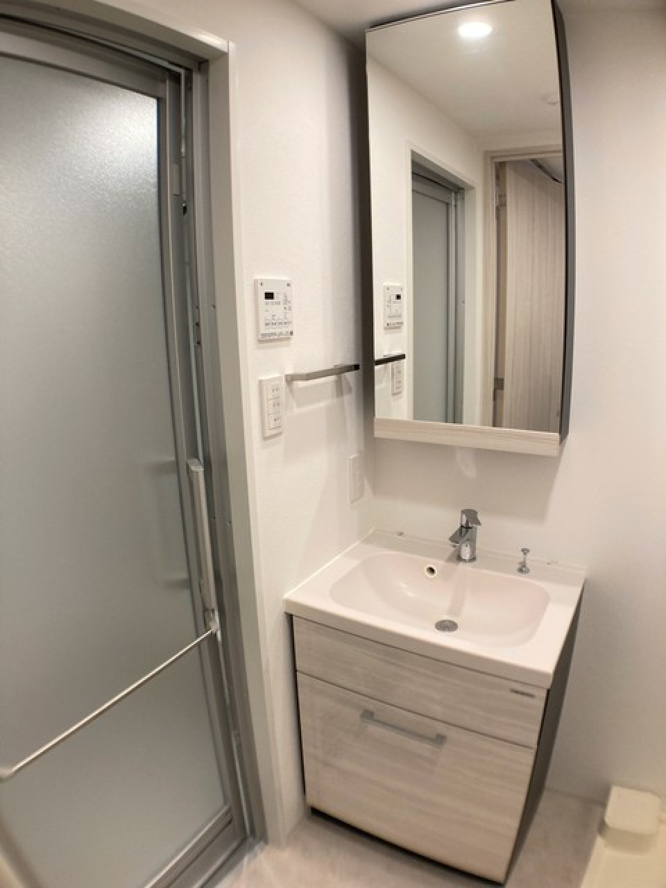 嬉しい独立洗面台。※写真は同タイプ住戸です。