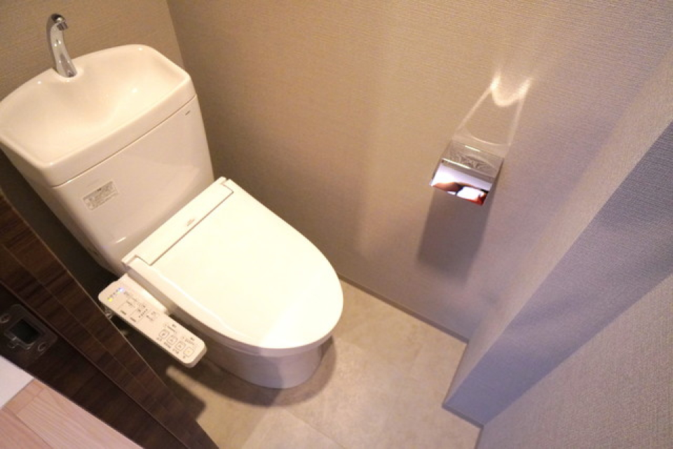 シンプルなトイレ。※写真は同タイプ住戸です。