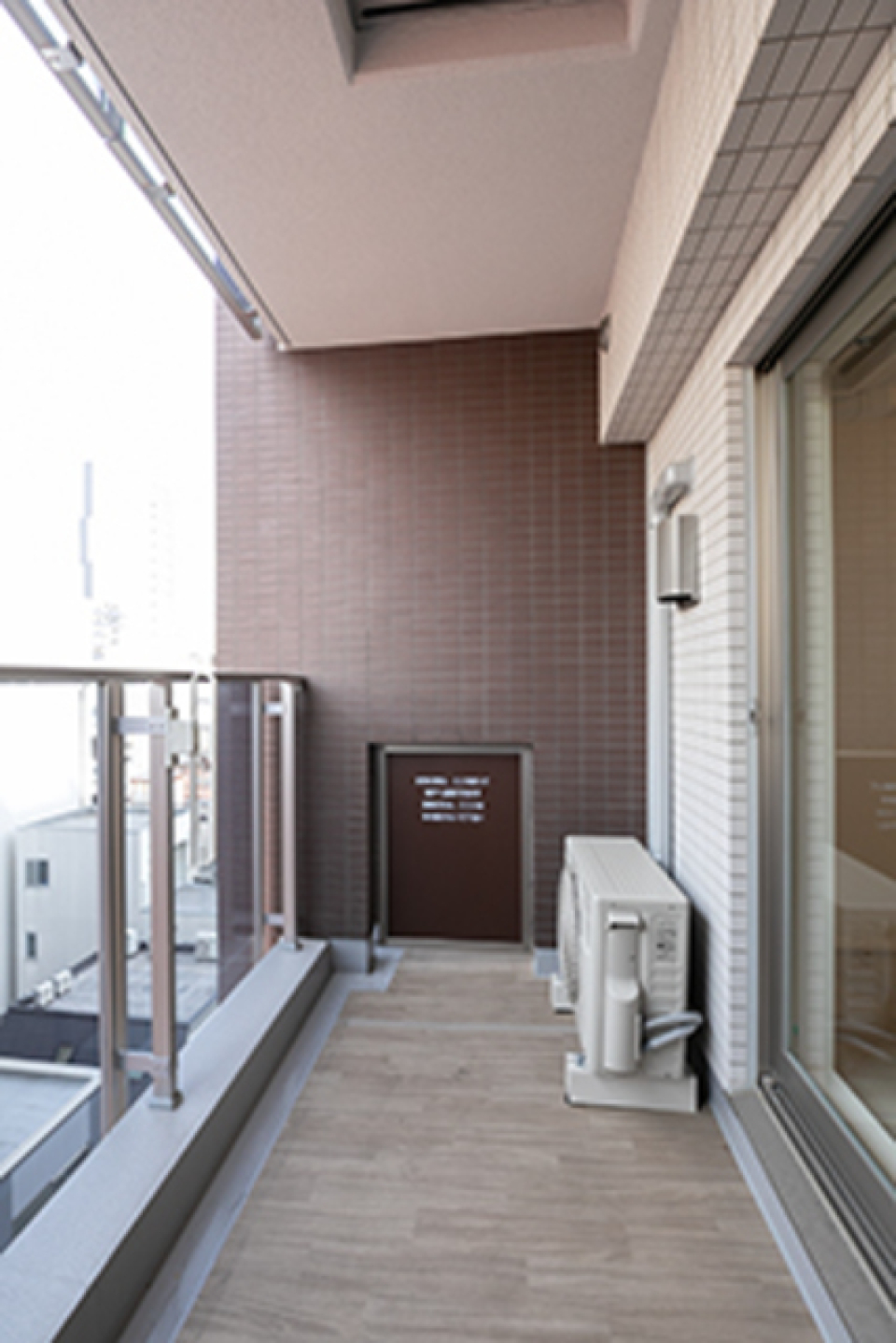 ベランダもあります
※写真は同タイプ住戸です。