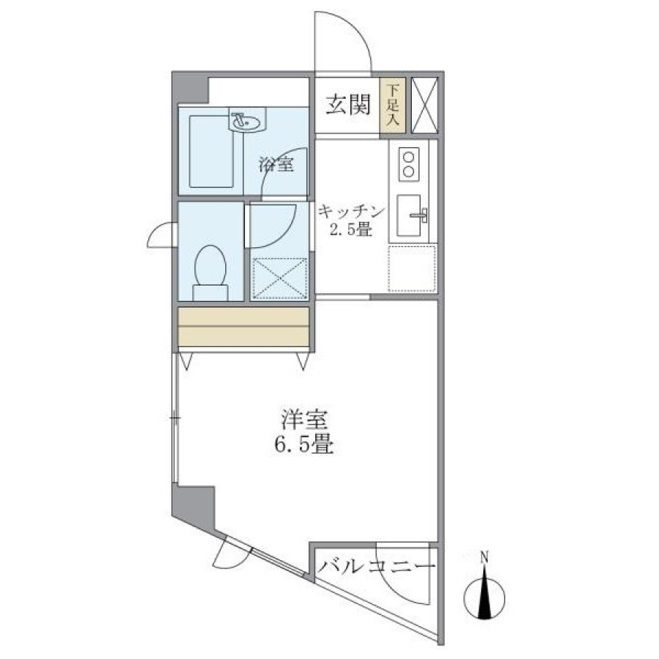 光燦々の間取り図