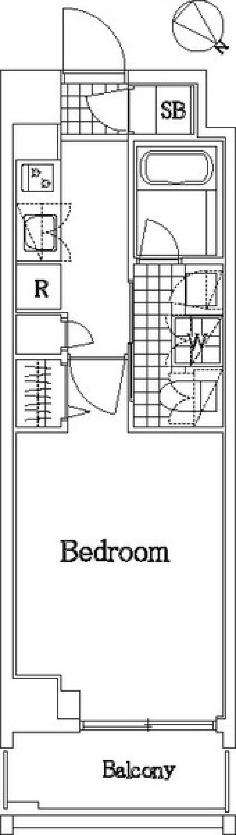 ザ・レジデンス・オブ・トーキョーＫＫ０６ 106号室の間取り図