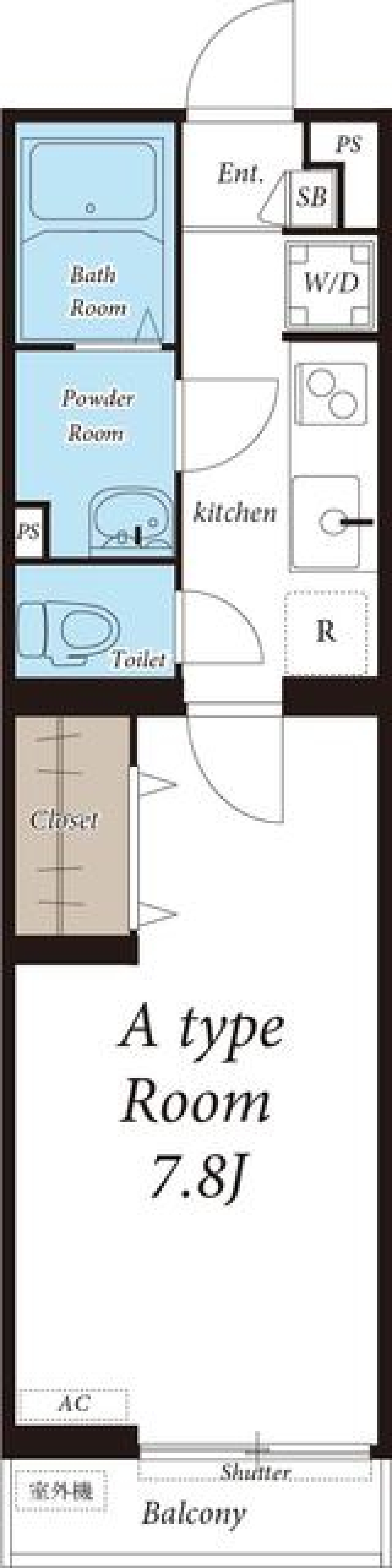 リブリ・ＴＯＹＡ　101号室の間取り図