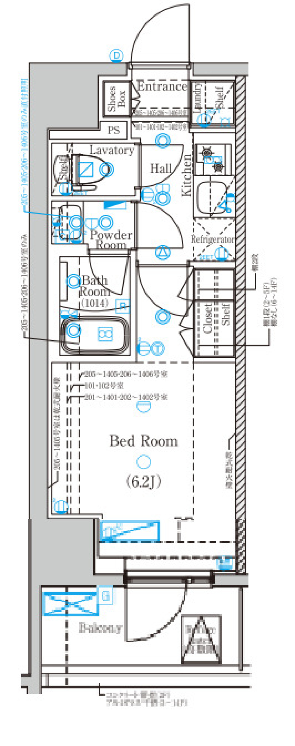 木の温もりと新生活と [ペット可]の間取り図