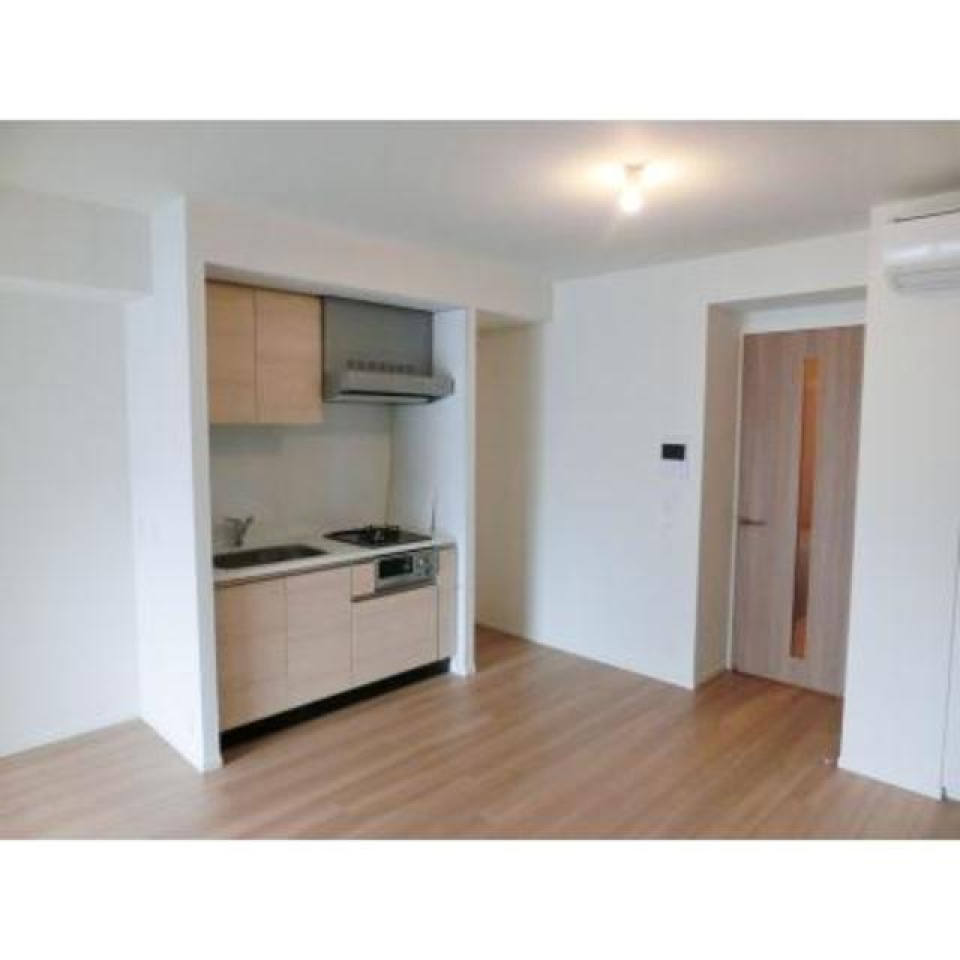 壁際に設置されたキッチン。※写真は同タイプ住戸です。