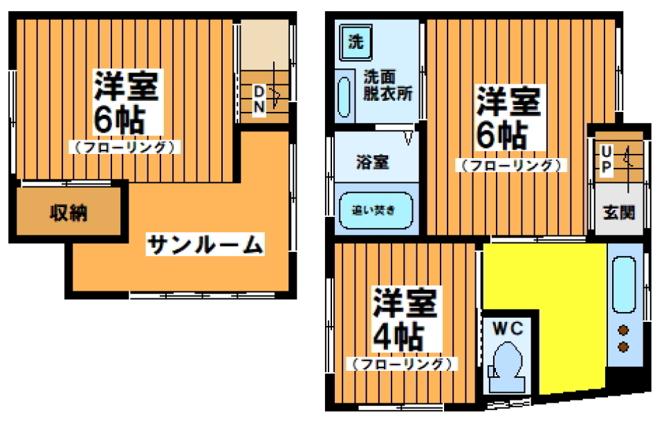 笹塚の近くで戸建て暮らし［ペット可］の間取り図