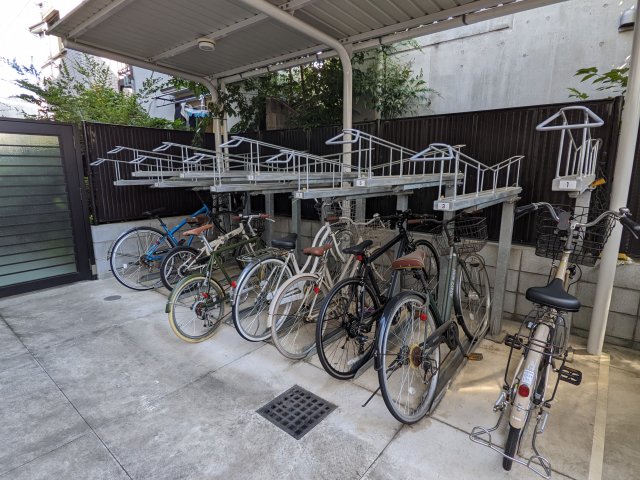 駐輪場です。