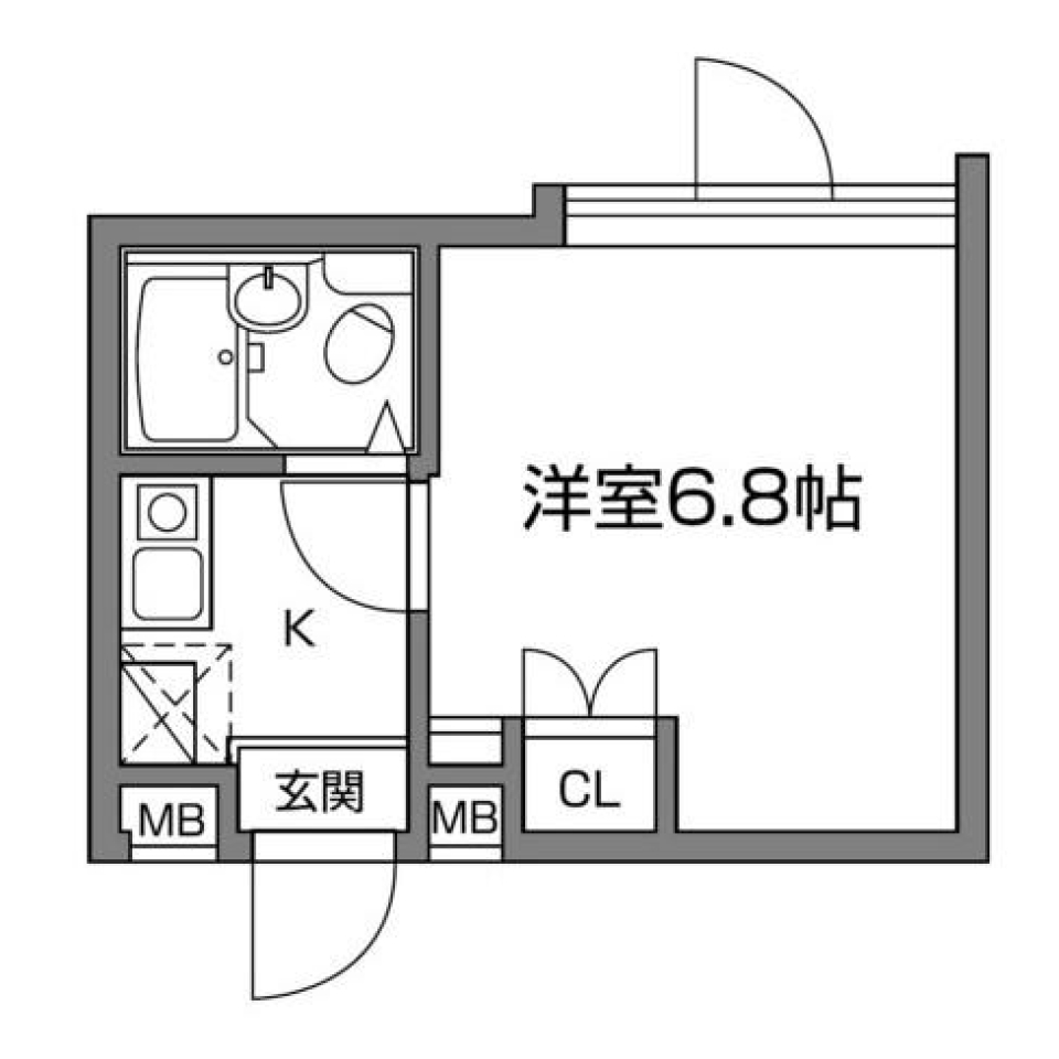 高田馬場の暮らしやすさがそこにの間取り図