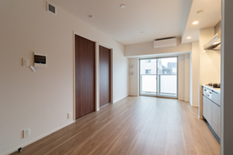 10.7帖のリビングダイニングです。
※写真は同タイプ住戸です。