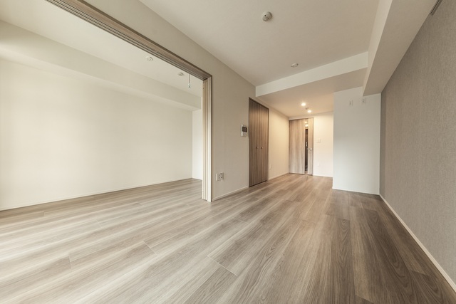 洋室と仕切ることが出来ます。
※写真は同タイプ住戸です。