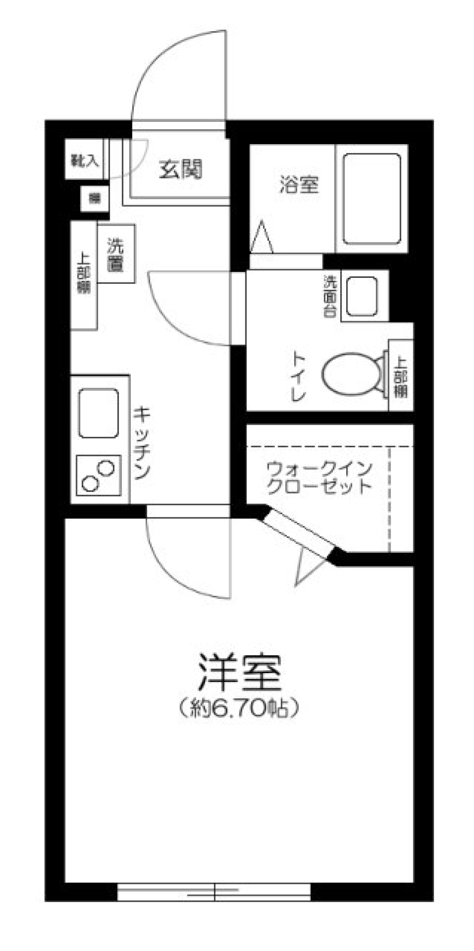 白さ際立つコントラスト [新築]の間取り図