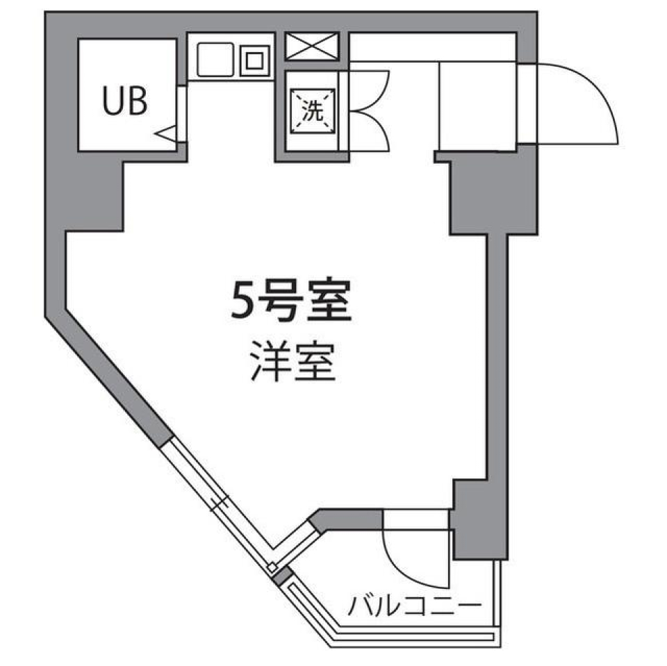 ワールドレジデンス大森 205号室の間取り図