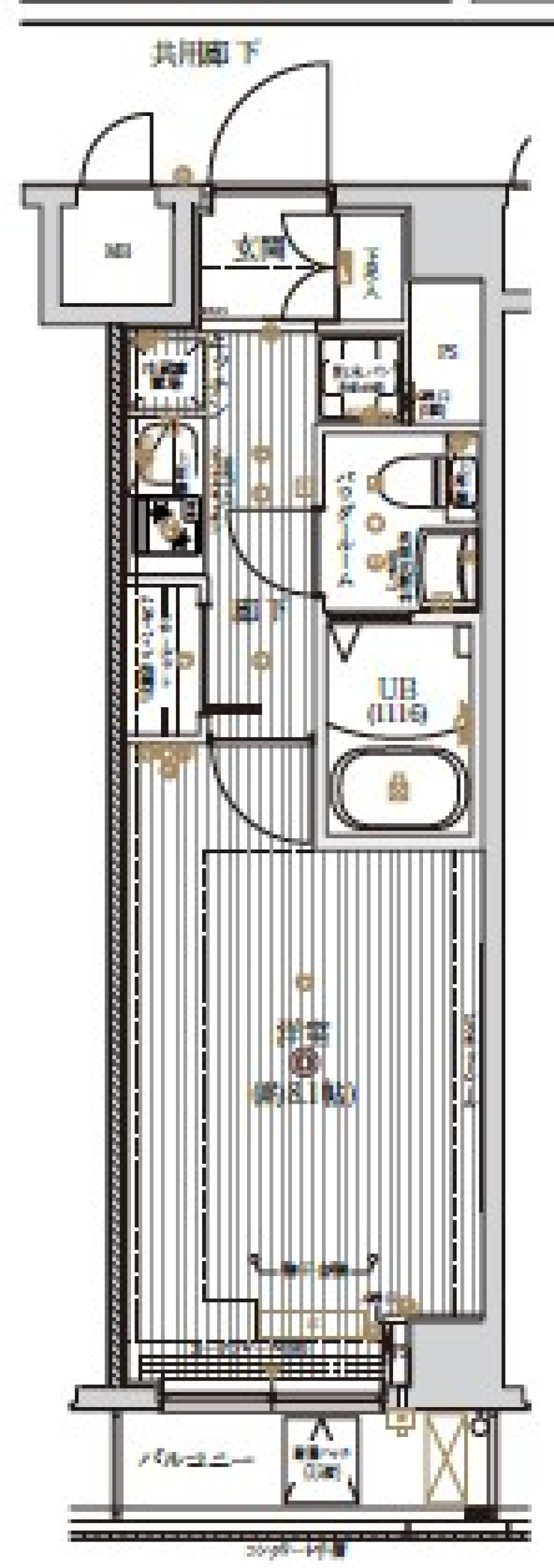 コンパクトにペットと暮らすの間取り図