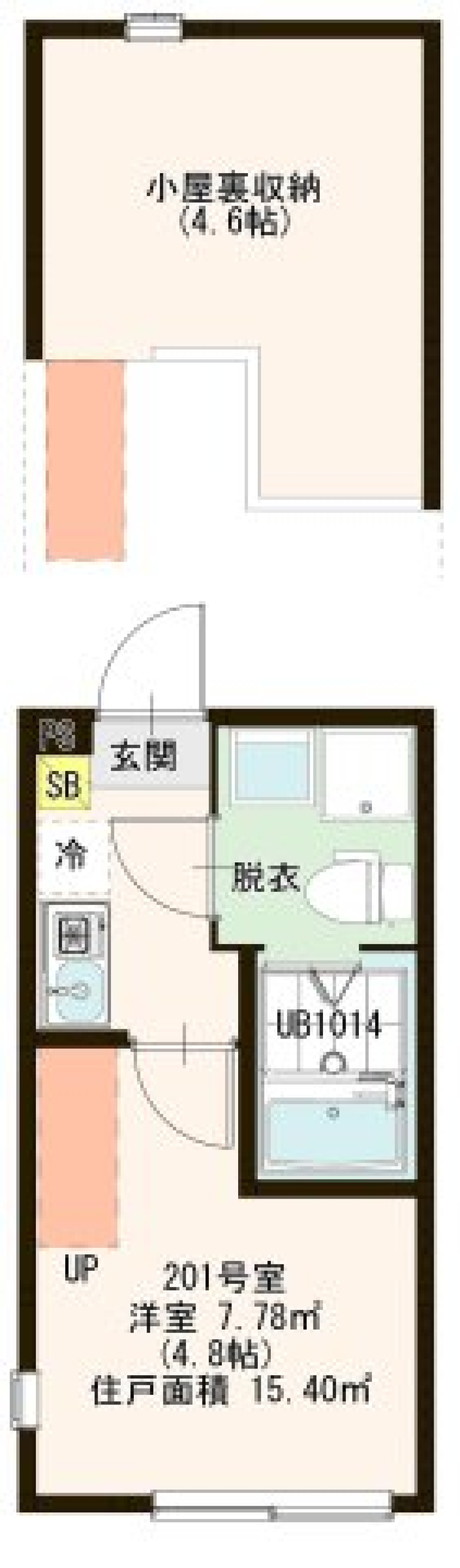 スケルトンの階段が導いてくれるの間取り図