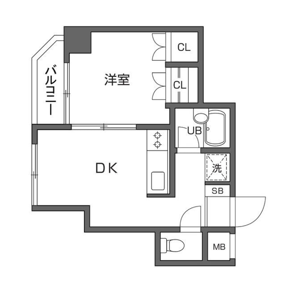 日暮里駅まで徒歩4分、住みやすさに注目！の間取り図