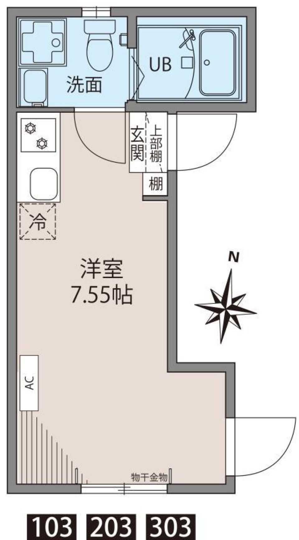 足立区からフレッシュな気持ちでスタートする［新築］の間取り図